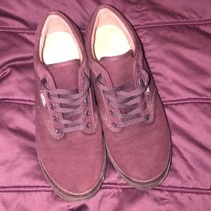 Maroon vans